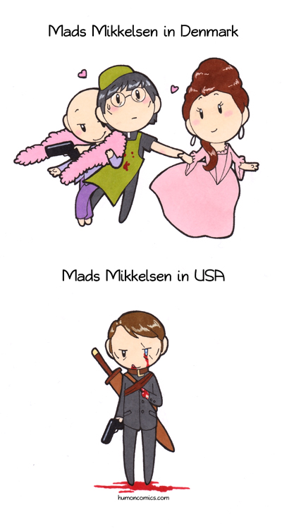 Mads Mikkelsen HumonComics.com