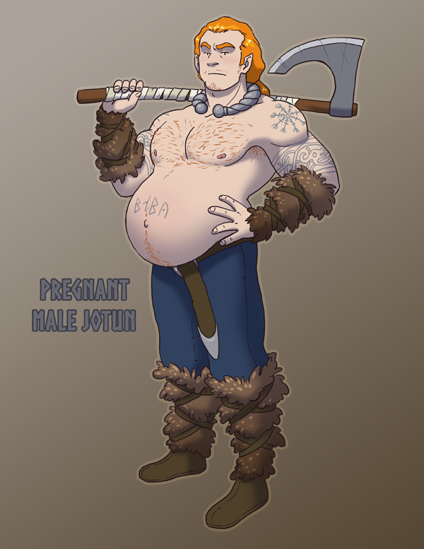 Pregnant Jotun HumonComics.com