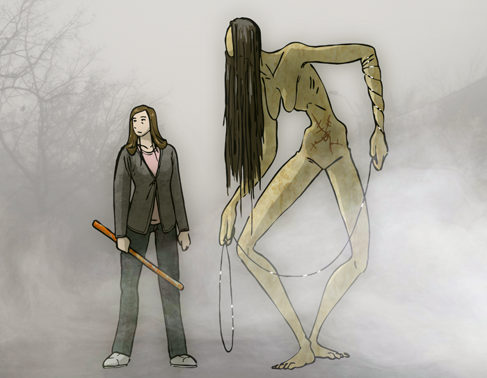 silent hill monster drawing