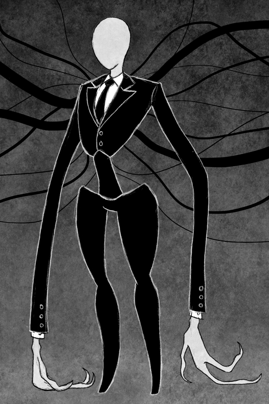 scary slender man