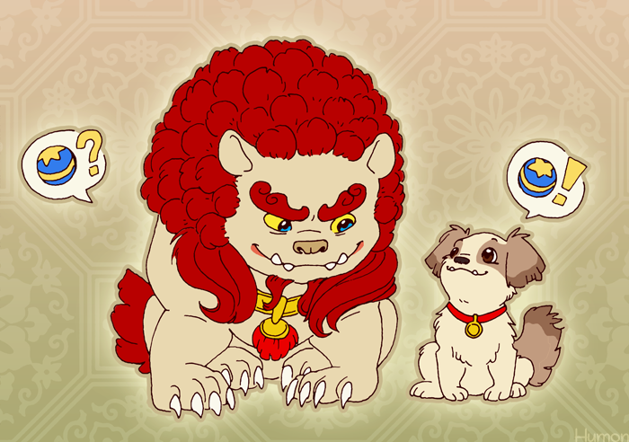 Two Lion Dogs HumonComics.com